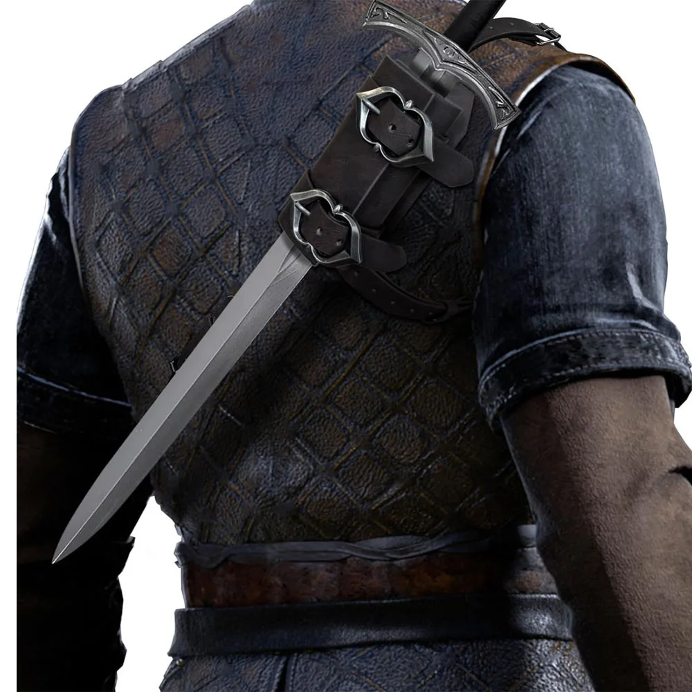 

Средневековый меч из синтетической кожи, винтажный, регулируемый, с ножнами, реквизит для вечеринок