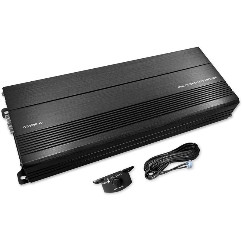 CT-1500.1D Kompakter Car-Audio-Monoblock-Verstärker der Klasse D, 1500 Watt RMS