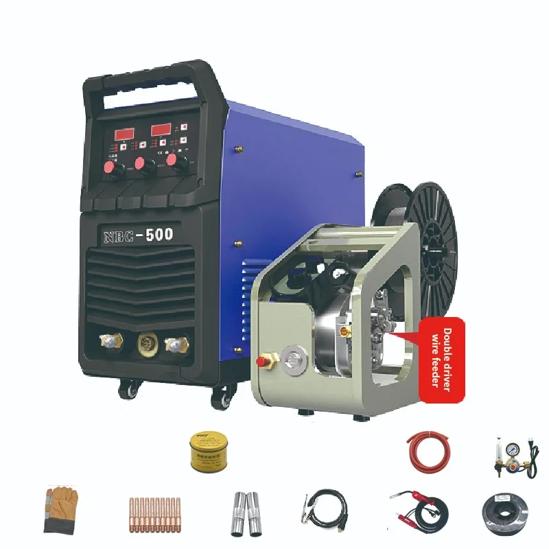 

High Efficiency Industrial 2 In 1 MIG MMA Welding Machine Double Drive Wire Feeder MIG Welder