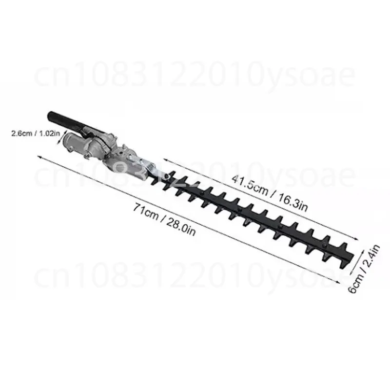 26mm/28mm High Brush Lawn Mower Hedge Trimmer Head 7/9 Spline Harvester Garden Tool Spare Parts