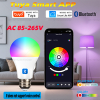 Tuya Bluetooth Bulb Wide-Voltage AC 85-265V RGBCW Color Changing Smart Home Lighting Solution with APP Control