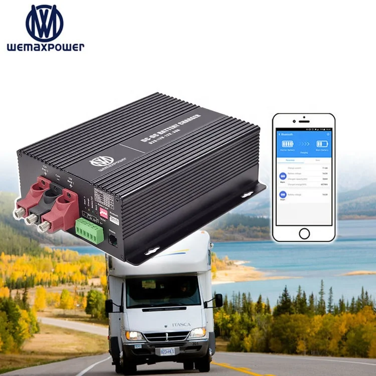 Apply for RVs/campers DC to DC Charger 10~16v to 14.6Vdc 30A DC Boost Battery to battery charger for Life-PO4