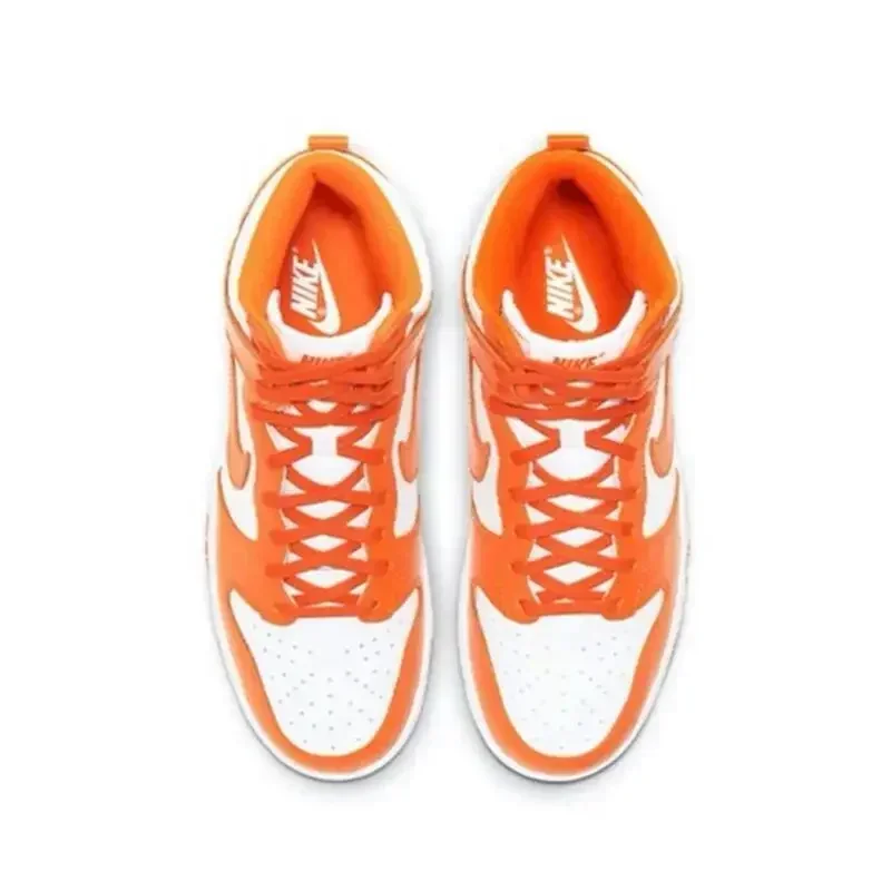 Nike Dunk Men's and Women's Orange High Top Original Retro Casual Walking Running Shoes Men Women Sneakers Chirstmas Gifts