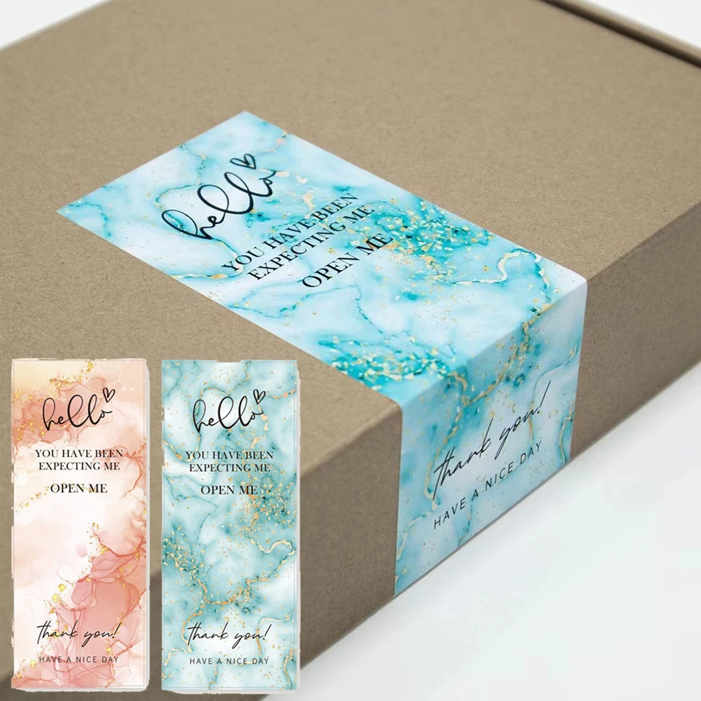 20-50 шт. наклейки «спасибо» водонепроницаемые уплотнительные этикетки 6*15 см упаковочные наклейки для малого бизнеса подарок украшают наклейки поставки