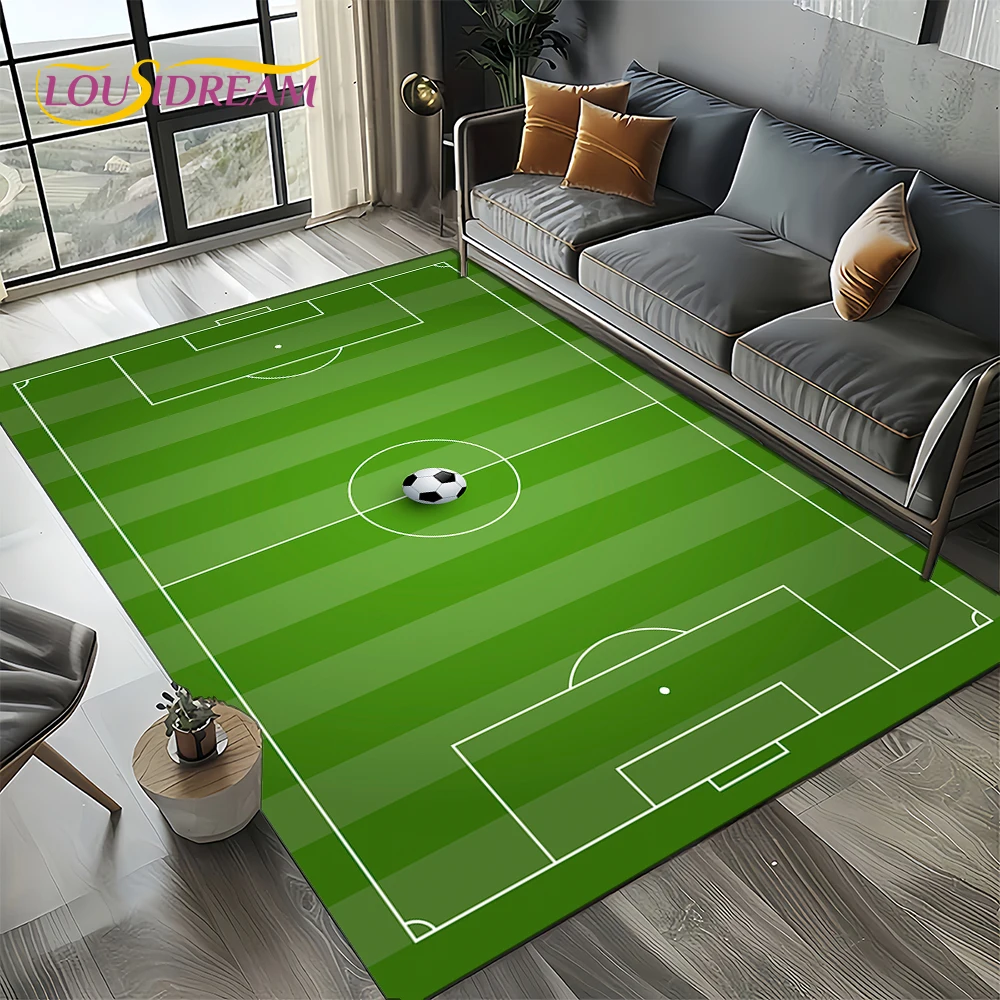 LOUSIDREAM Football Field Non-Slip Carpet Multicolor 4