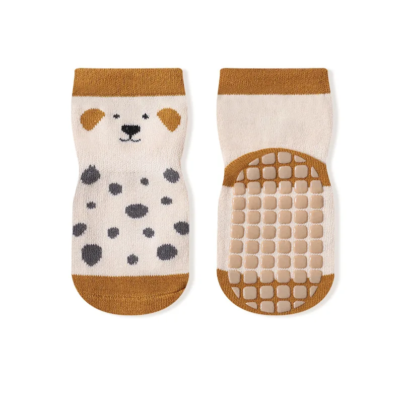 5 Paar rutschfeste Kindersocken mit niedlichem Cartoon-Muster für Babys, Jungen und Mädchen, Bodensocken, bequem, atmungsaktiv, für Kleinkinder – Detail 11