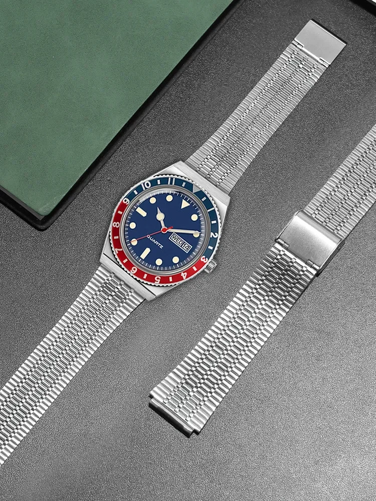 Stainless Steel Watch Strap Is Suitable for Timex Q Series Creek TW2T80700 TW2U60900 Accessories