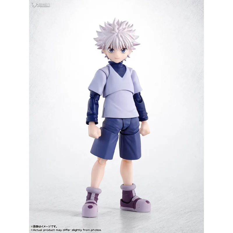 Bandai Genuine S.H.Figuarts Anime Figure Hunter×Hunter Killua Action Figure Toys for Boys Kids Gift Collectible Model Ornaments