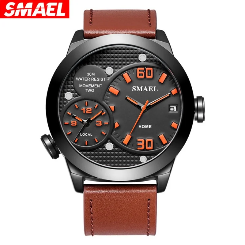 Smael Smael Men's Personality, Trend, Fashion Quartz Watch Sports Waterproof Multifunctional Quartz Watch