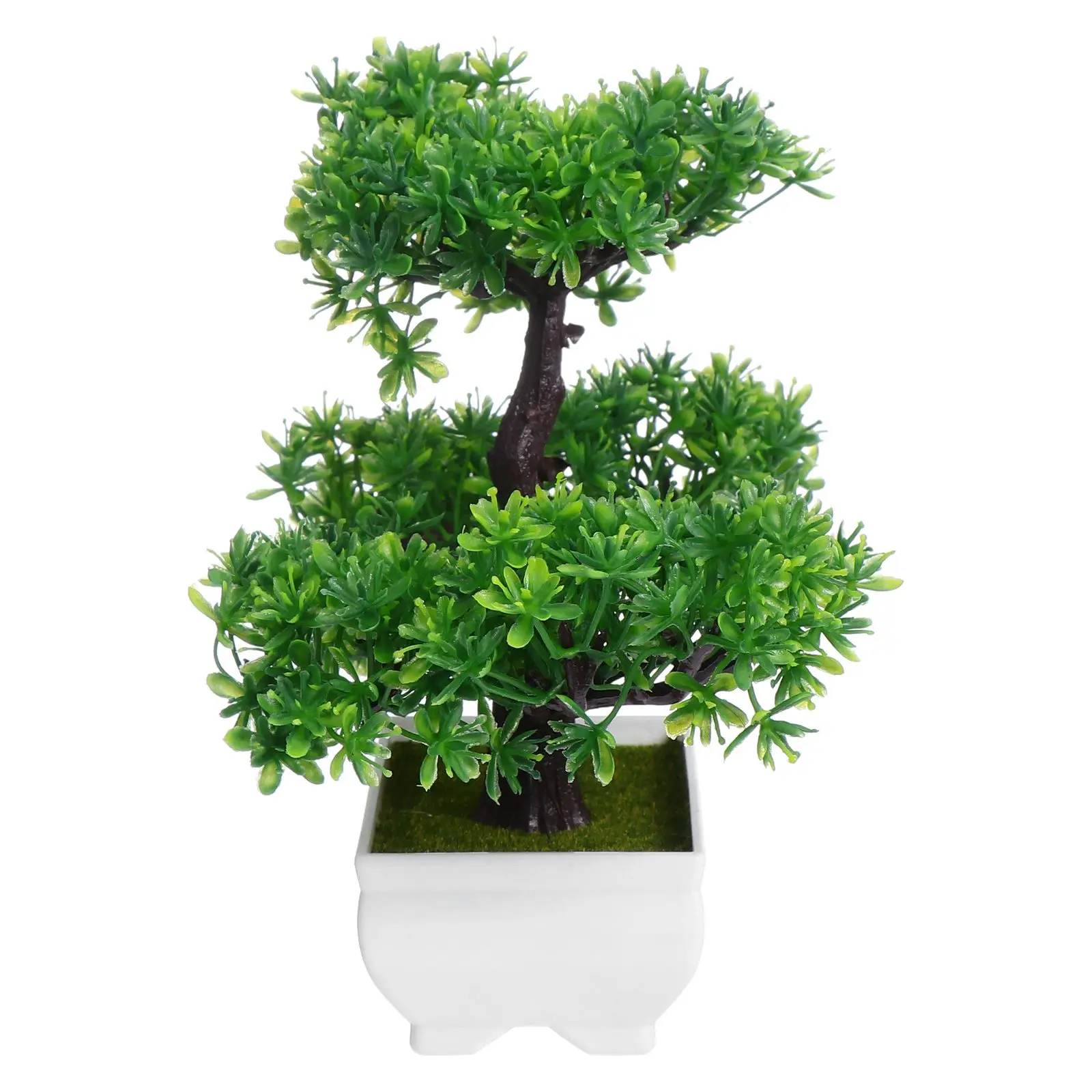 

Simulated Potted Plant Artificial Green Pine Decor Home Office Desktop nament Gifts Resin Foam Plastic Long Lasting Non