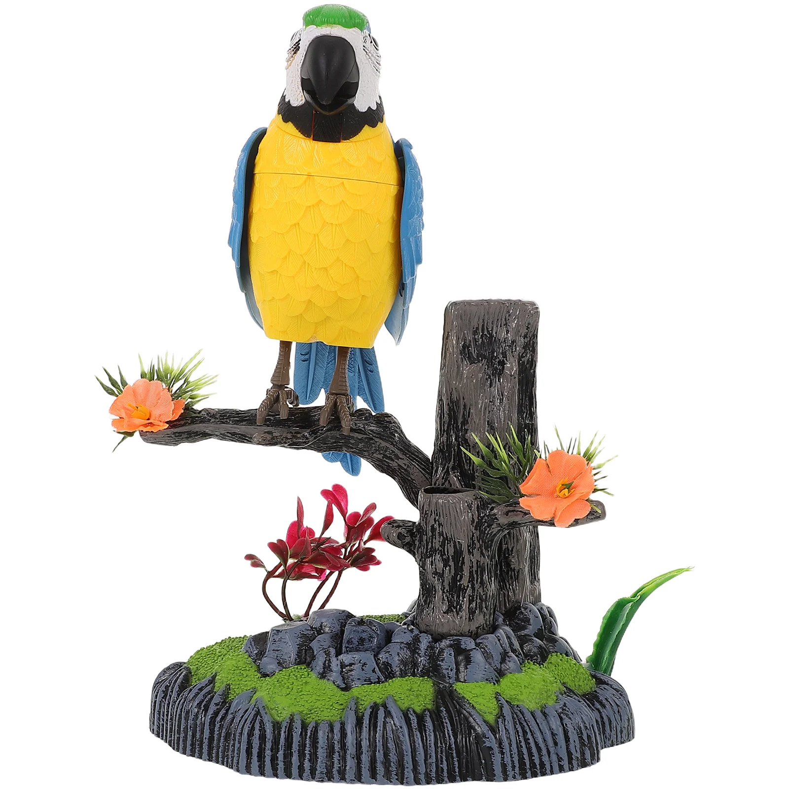 

Realistic Interactive Electric Bird Motion Sensor Kids Chirping Parrot For Family Fun Portable Simulation Pet Indoor Outdoor