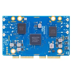 Für Banane Pi -R4-NIC-BE14 Wifi7 Modul Zubehör für-R4 MT7995AV Chipsatz 2 PCIE 3,0 Schnitts telle, 2-