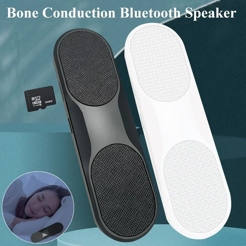 

Pocket Bluetooth Speaker White Noise Improve Sleep Pillow Music Box Built-in Stereo Soundbar Under Bone Conduction Wireless