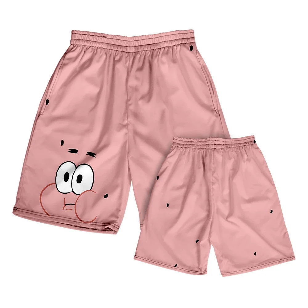 جديد أنيمي السراويل الفتيان السراويل الرياضية اللياقة البدنية كرة السلة بناطيل الشواطئ الكرتون Squidward مخالب السفر كلية عادية رياضة السراويل