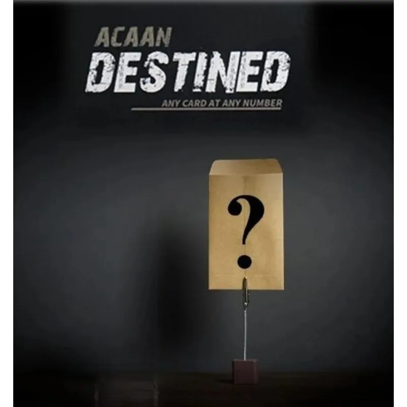 

ACAAN Destined Poker Magic Prophecy Envelope Gimmcik Card Magic Tricks Illusions Mentalism Close Up Magic Props Stage Voodoo