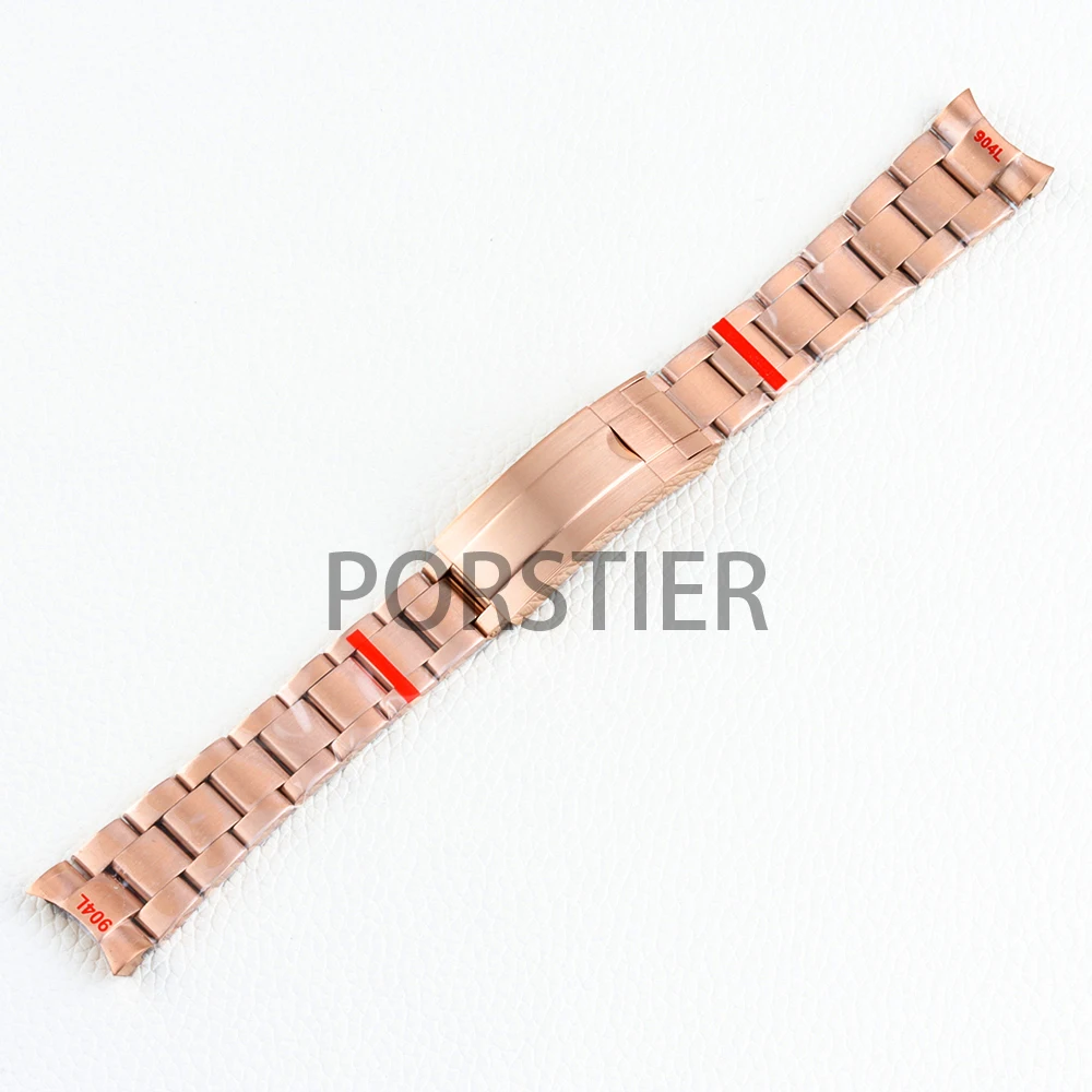 20mm Width Oyster Watch Strap Stainless steel Jubilee Bracelet Slide Buckle for SUB GMT Yacht EXP NH35 Watch Case High Quality - Image 6