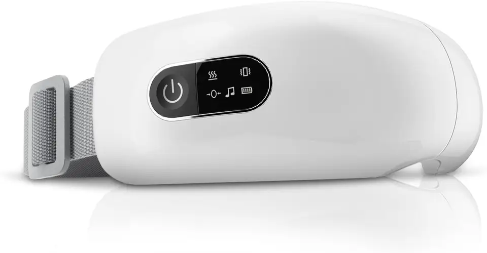 Heated Bluetooth Eye Massager for Relaxation and Relief