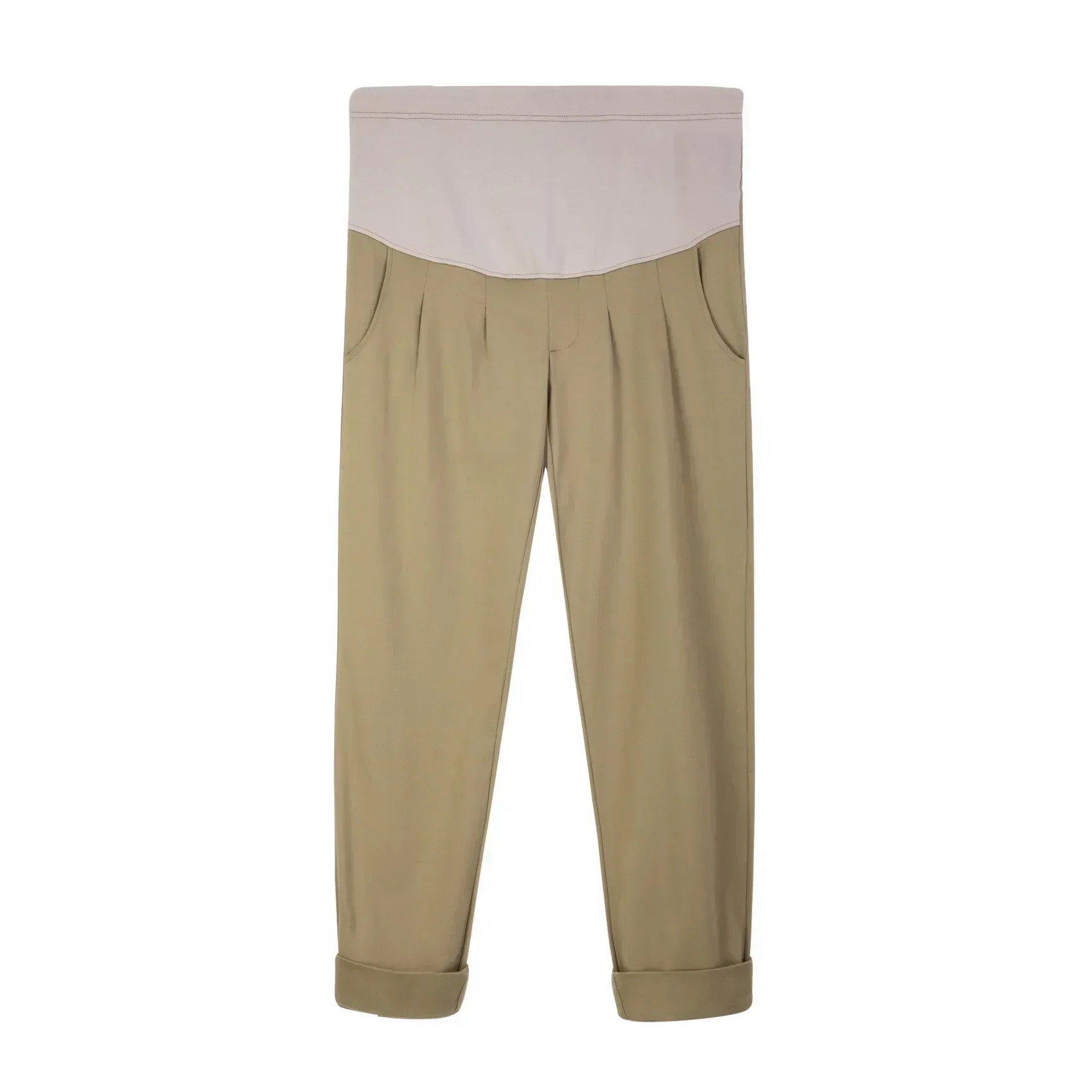 綿快適なファッション多用途マタニティ腹サポートパンツ春秋レジャーハーレムパンツ妊婦腹パンツ