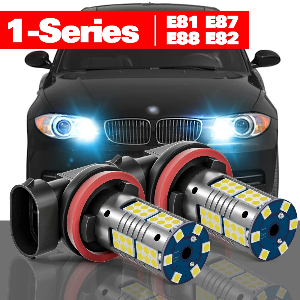 

For BMW 1 Series E81 E87 E88 E82 2006-2013 2pcs LED Daytime Running Light DRL Accessories 2007 2008 2009 2010 2011 2012