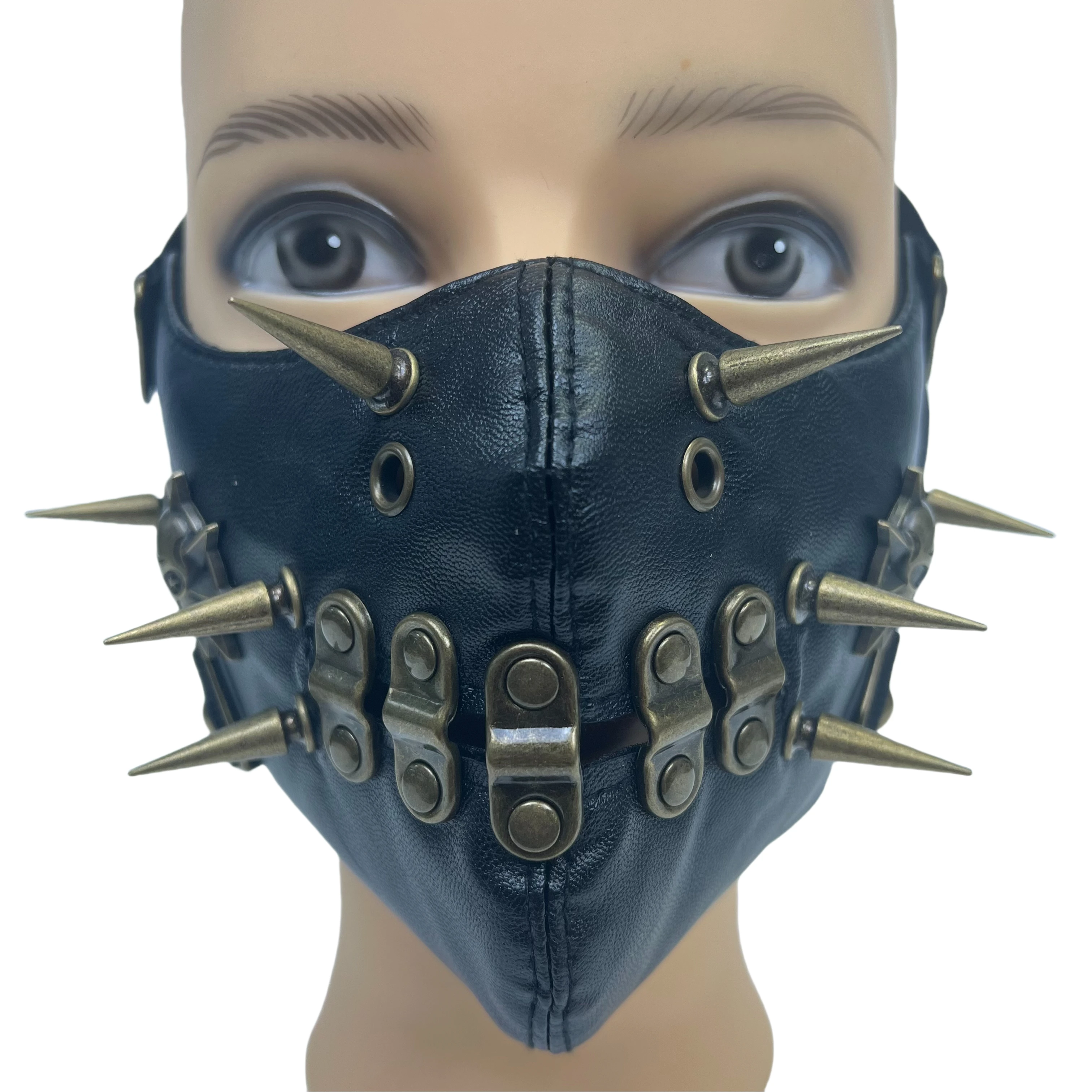 New Black Cool Steampunk Party Color Matching Protective Mask Locomotive Mask Dust Halloween Easter Adult Mask
