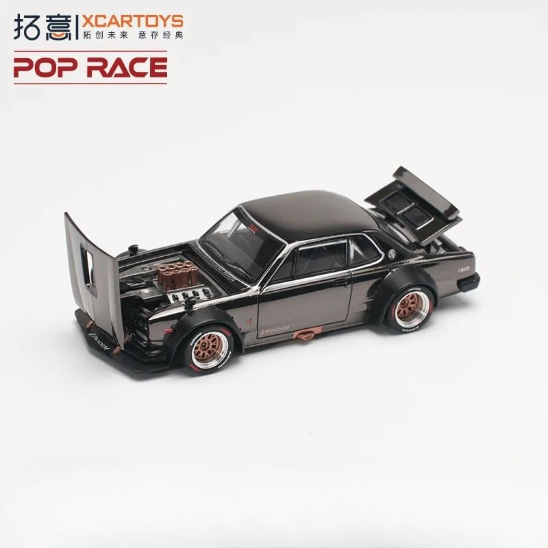 

Xcartoys X POP RACE 1:64 SKYLINE GT-R V8 DRIFT Black Diecast Model Car