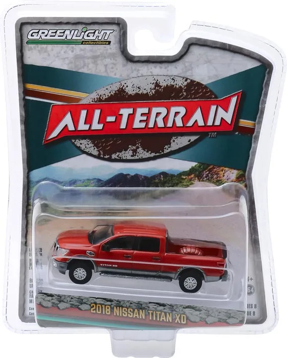 1:64 All-Terrain 8 - 2018 Nissan Titan Pickup truck  Diecast Metal Alloy Model Car Toys For  Gift Collection