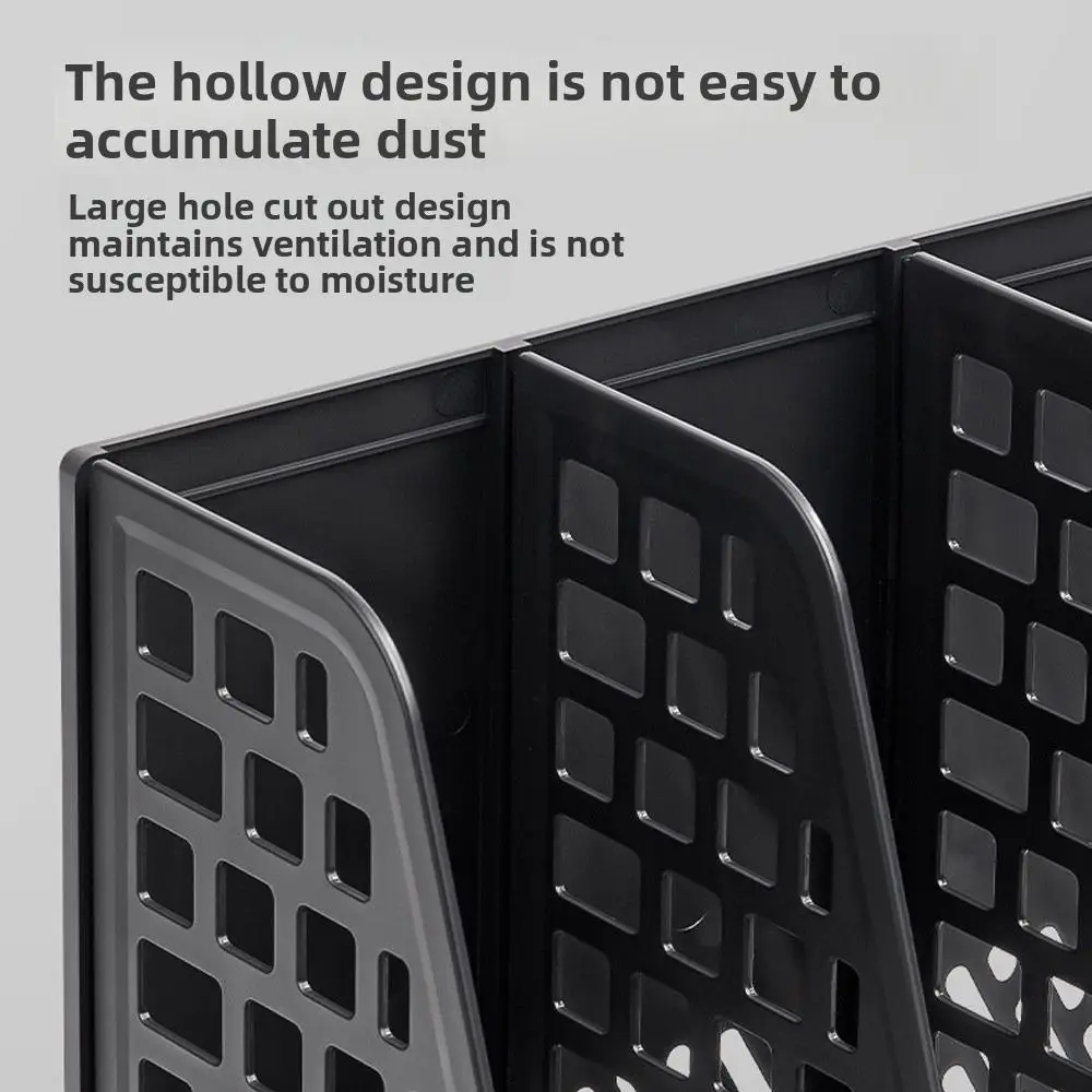New 4/3-compartment File Box Bookshelf Organizers Stationery Accessories Desktop File Rack Office Storage Workplace
