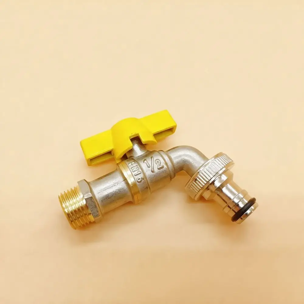 Quick Opening Faucet For Garden Hose Washing Machine Zinc Alloy Outdoor Water Tap Reliable Irrigation Cleaning Valve Tool