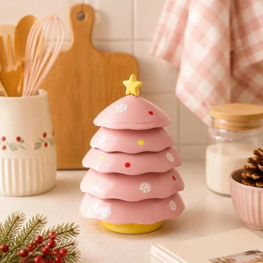 Splicing Platter Plastic Christmas Tree Dipping Dish Dustproof Ornaments Mini Fruits Bowl Durable Seasoning Plates Home