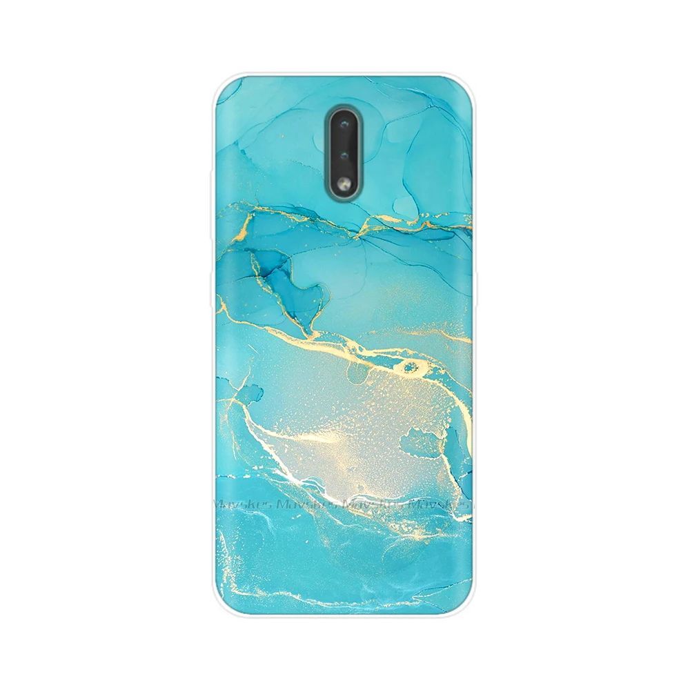 Case For Nokia 2.3 Case TA-1211 TA-1214 TA-1206 TA-1209 Nokia2.3 Cases Painted Silicone Bumper Back Cover Soft Clear TPU Fundas