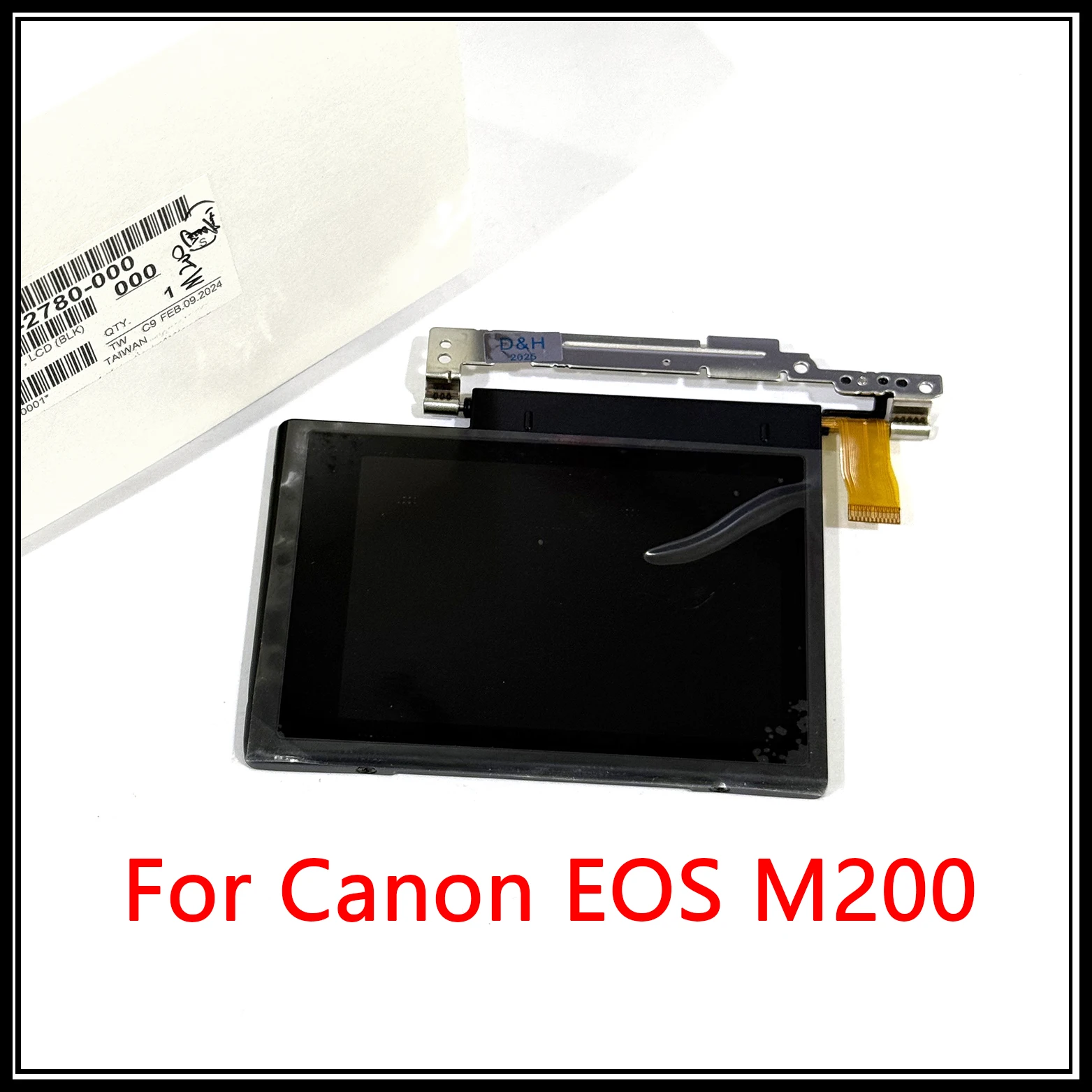 

new original For CANON EOS M200 black LCD bracket case display screen assy camera repair pats