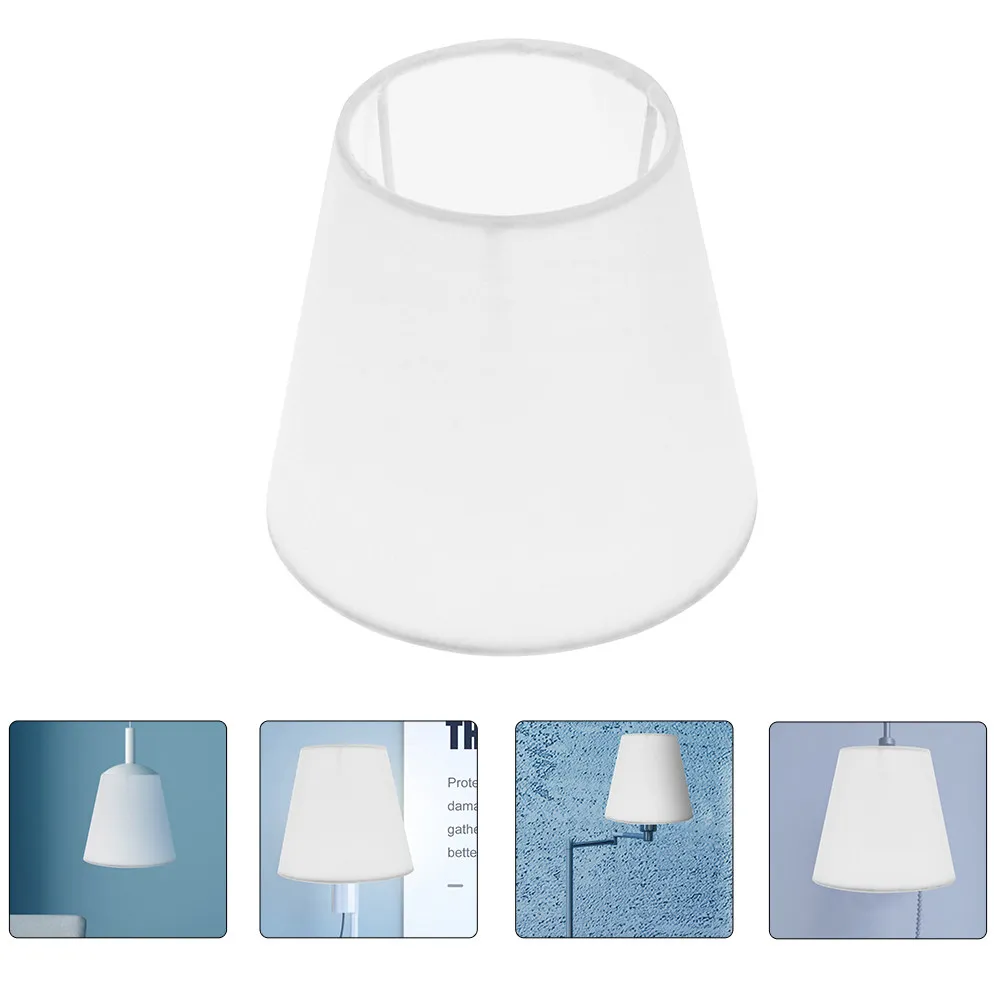 

2 шт. креативных абажуров для дома, декоративные чехлы для светильников в спальню и гостиную, мягкий рассеивающий свет, белые