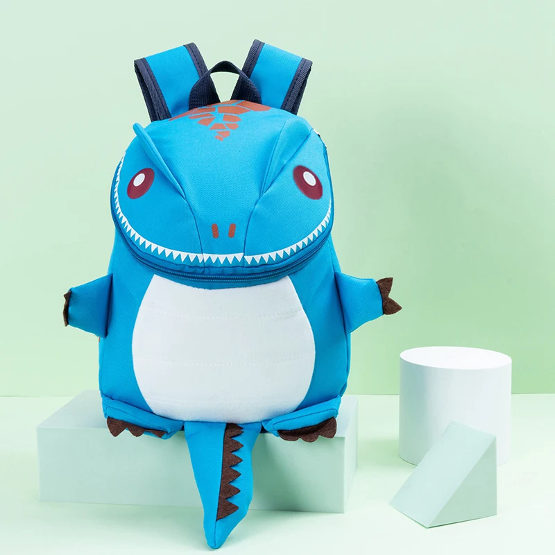 Adorabile zaino dinosauro 3D divertente borsa da scuola per animali per bambini ideale per la scuola materna bambino primario Mochila perfetto zaino per bambini