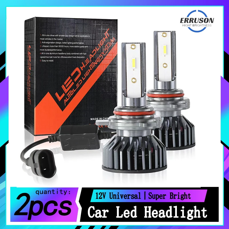 H4 H7 Fog Led Lights 26000LM CSP 1860 Chip H1 H3 H11 HB3 HB4 9005 9012 6000K 4000K 8000K Auto Car Headlights Bulbs