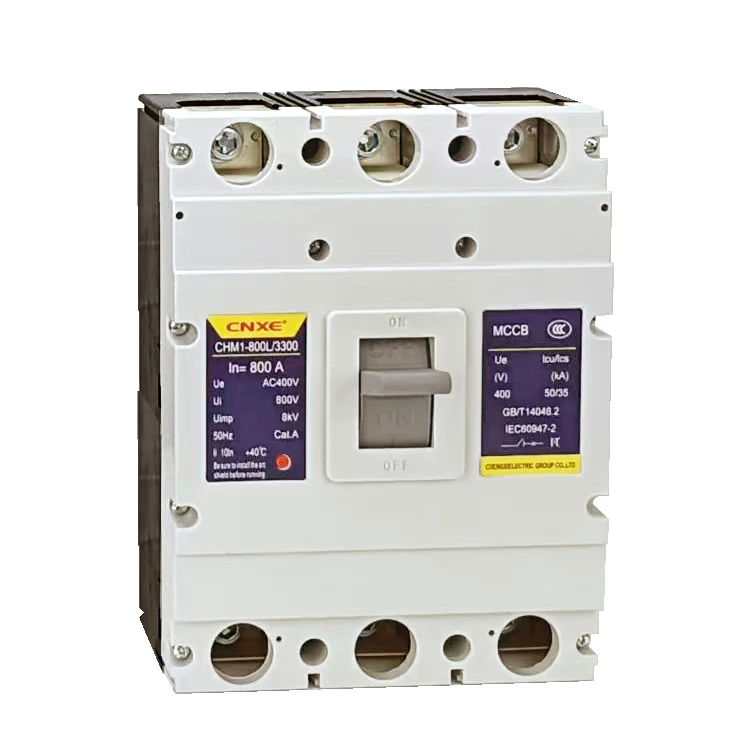 

MCCB Moulded Case Circuit Breaker 800A With Plastic Housing 3P 4P