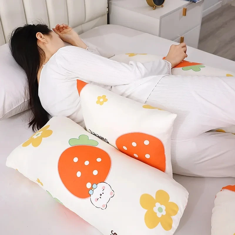 Four Season Cotton Pregnant Women Waist Protection Pillow Side Sleeping Support Pregnancy Pillow Cartoon Style Bedding Supplies