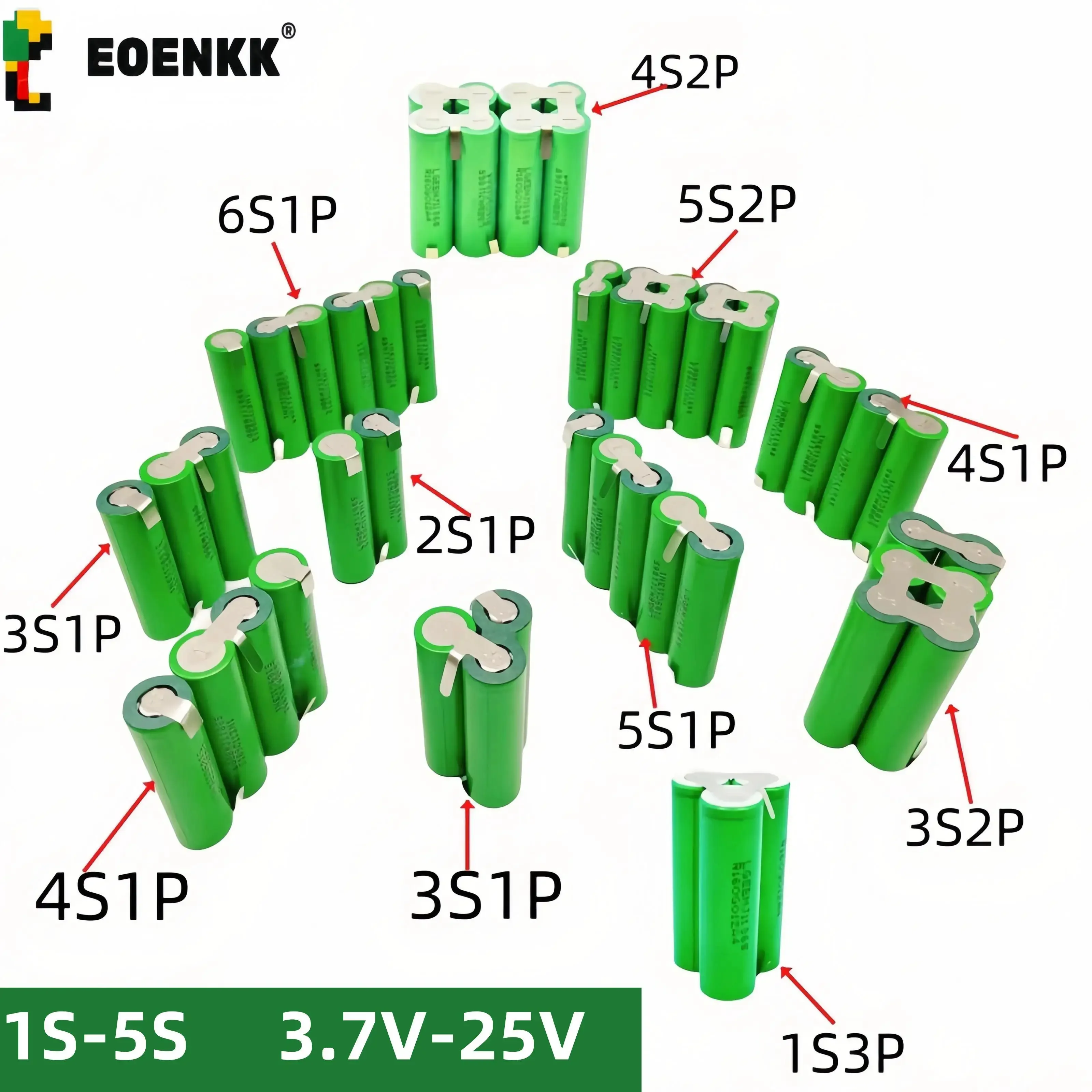 Rechargeable lithium-ion battery for replacing electric screwdrivers, drills, 2s1p-6s1p 2500mah- 7500mah, 18650, MJ1, 7.4V~25.2V