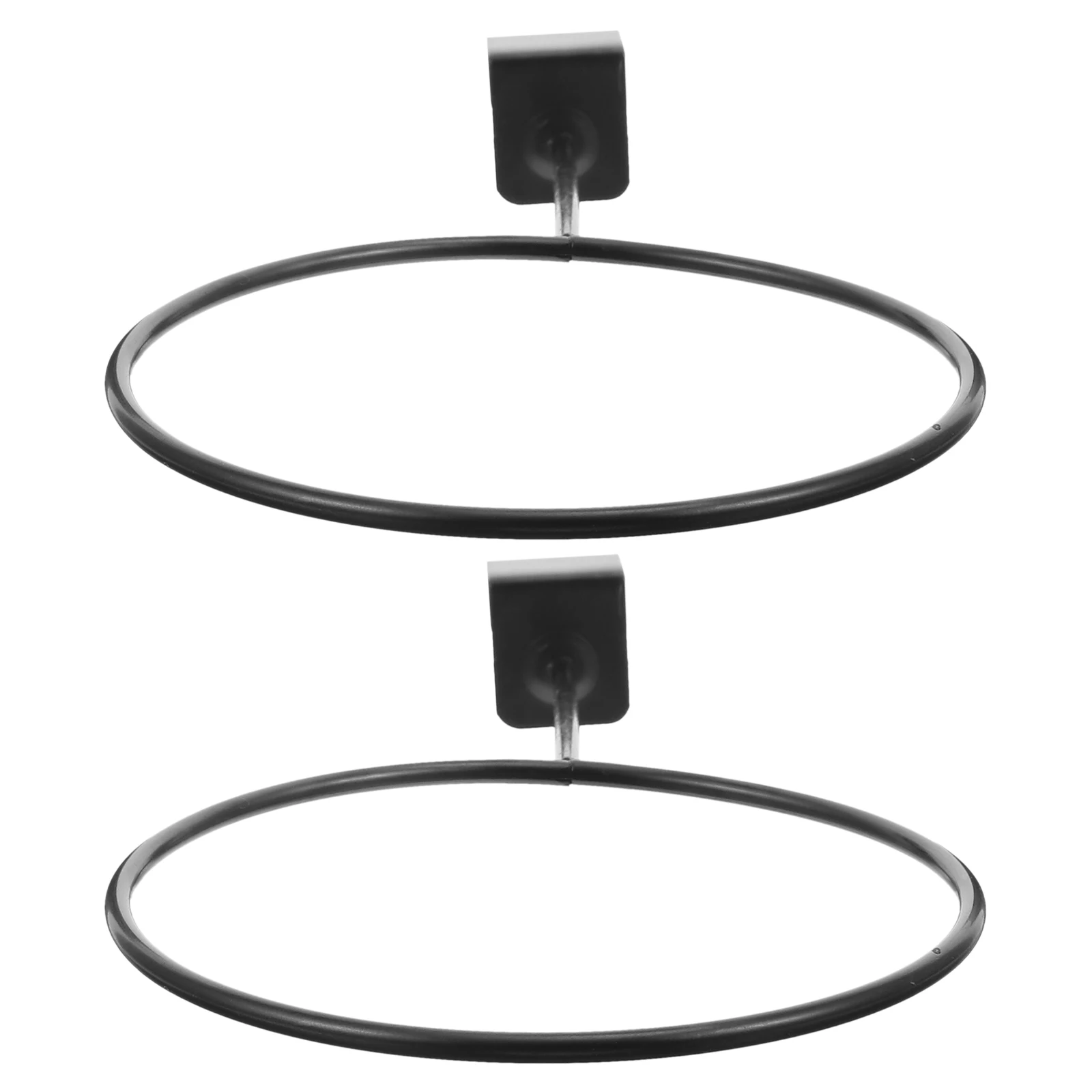 

2 Pcs Holders Balls Display Rack Iron Mount Hats Multi Purpose Balls Display Holder Durable Multi purpose Storage Sturdy