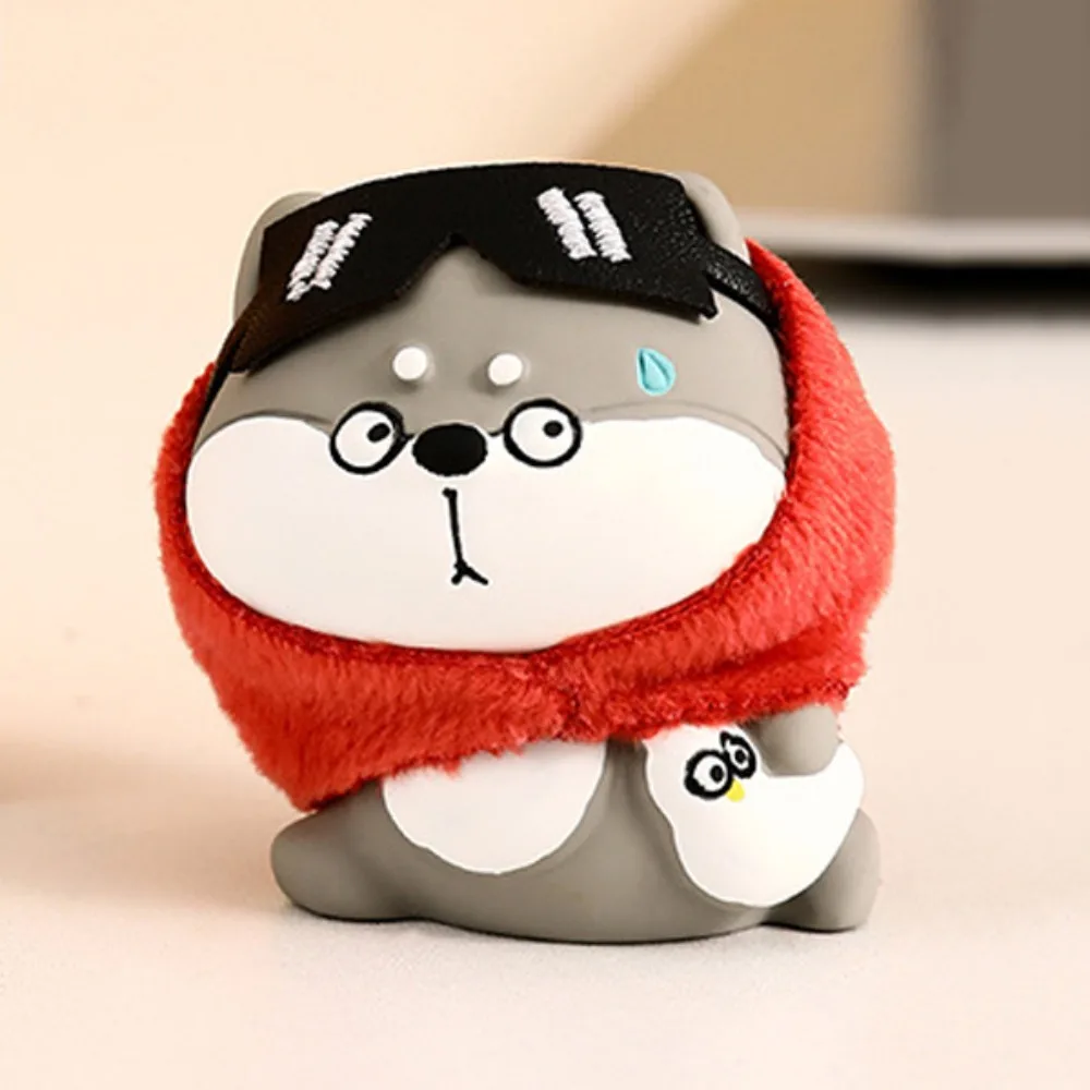 ミニカピバラオーナメントチキンカピバラデスクオーナメントパンダ面白い動物かわいいフィギュア小動物オーナメントデスクデコレーション