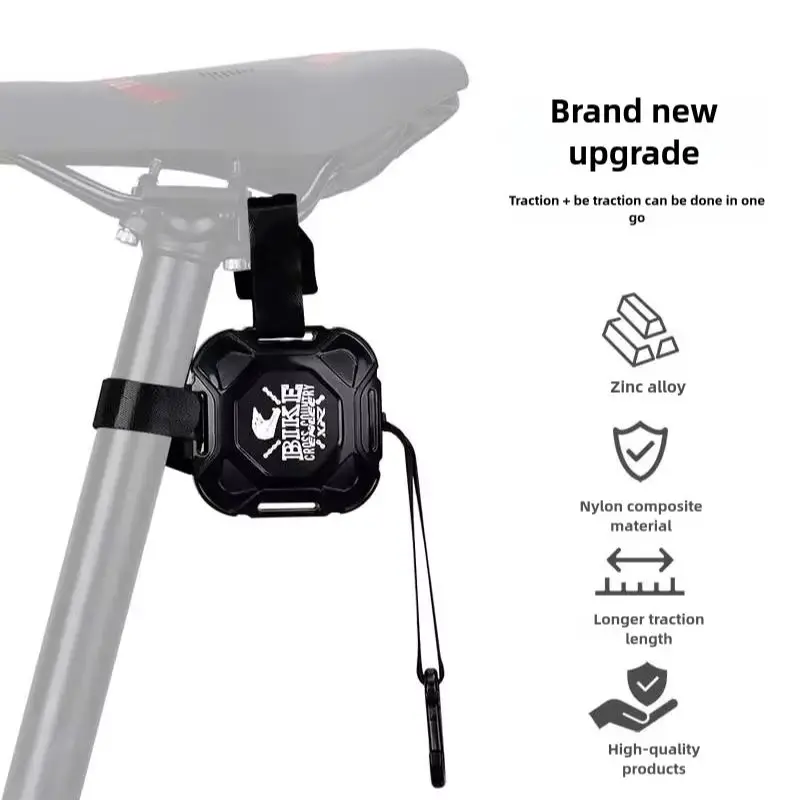 AliExpress NONE 2.5M Retractable Bike Tow Rope Portable Outdoor Cycling Traction Equipment MTB Parent-Child Bicycle Pull Strap Safety Tow Tool
