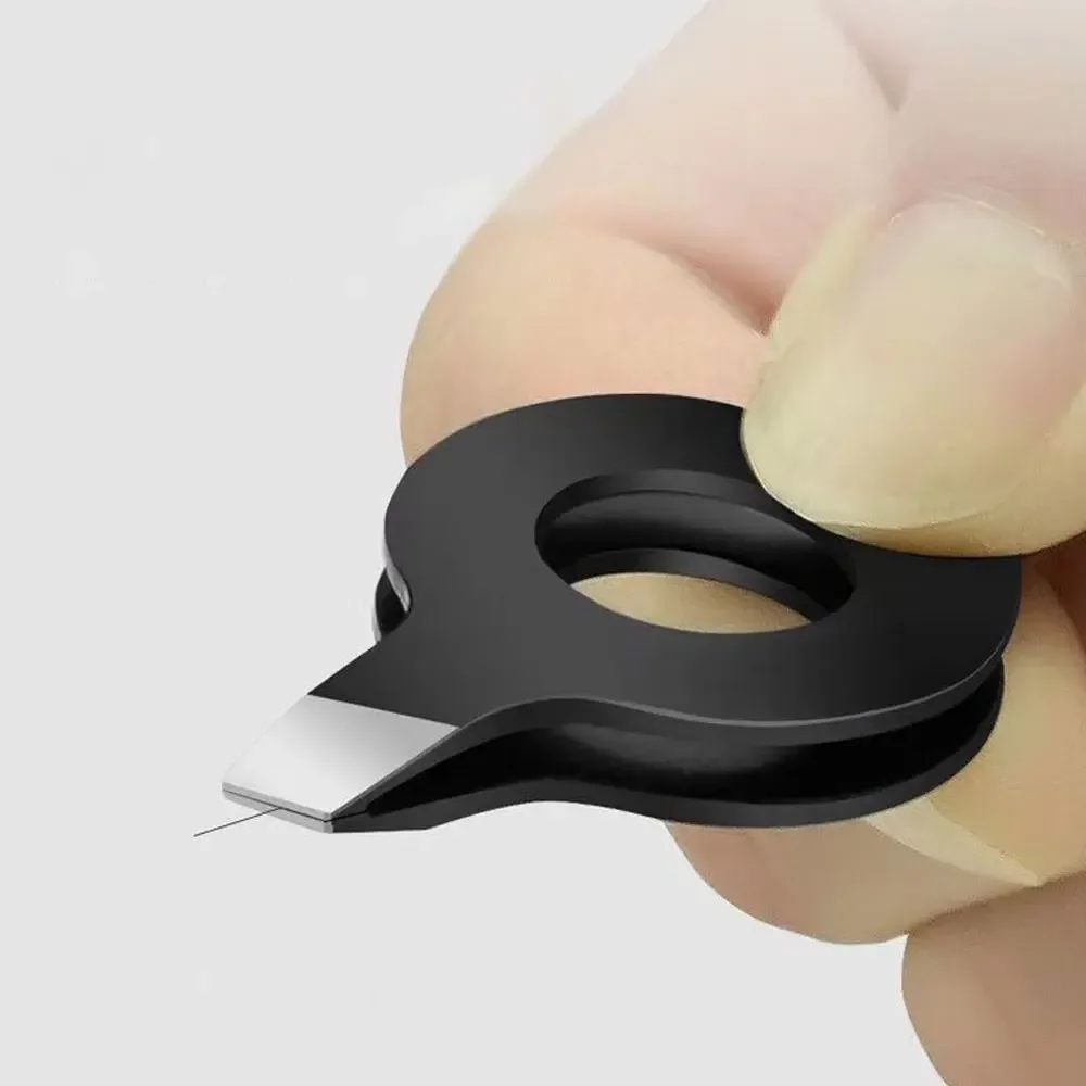 2pcs หมูผม clipper Slant Tweezer Hollow OUT Handle Professional Eyebrow Facial Hair Remover เครื่องมือความงามสําหรับ Me