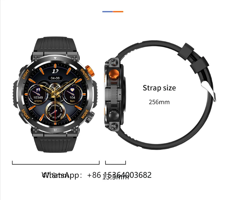 

TJXL-High Quality Wearable Devices HT17 Watch for Men Android Smart Watch Waterproof Blood Pressure Outdoor Sports