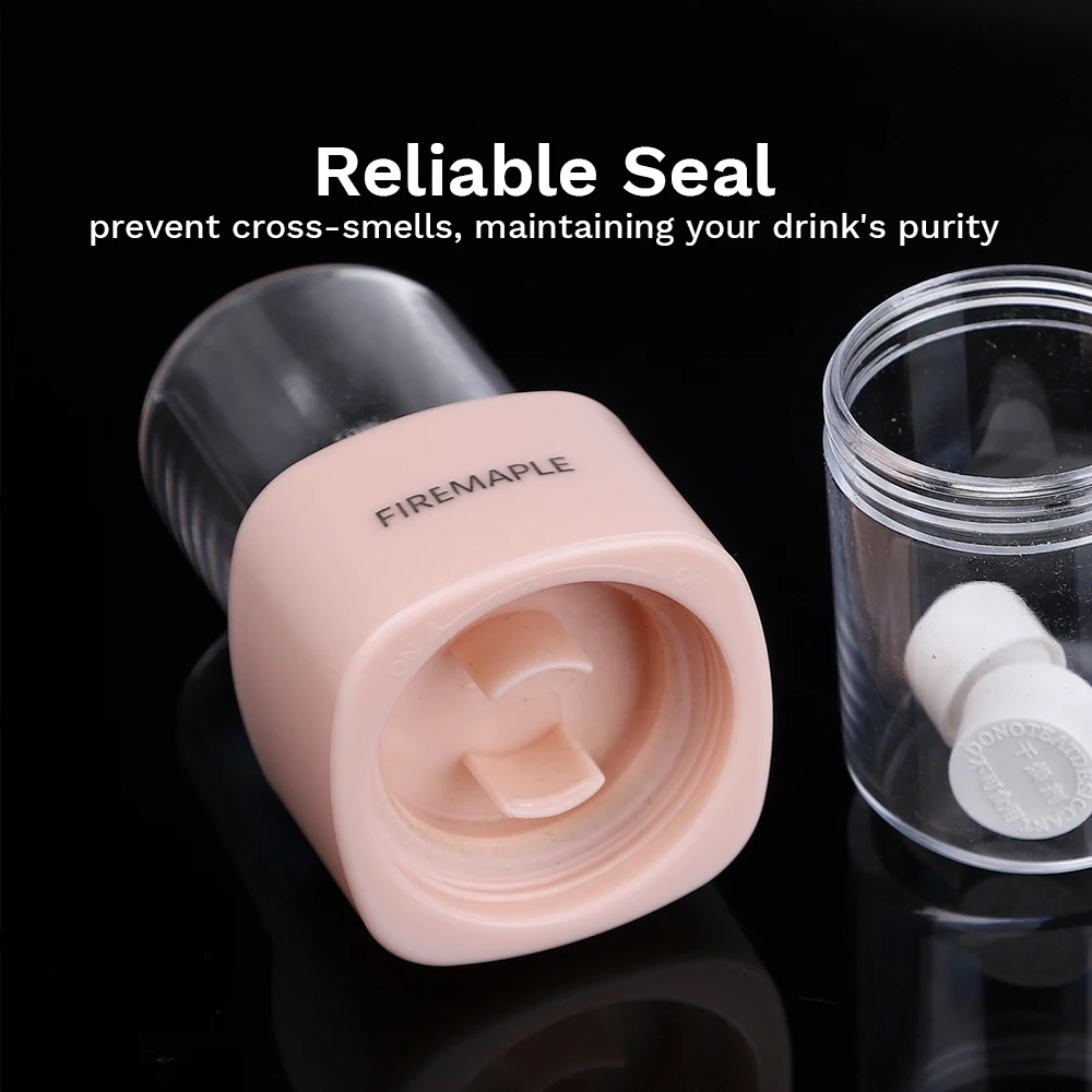 FIREMAPLE Portable Tea Coffee Jar Container Outdoor Kitchen Camping Supplies Fall Resistant Seasoning Can Double End Bottle