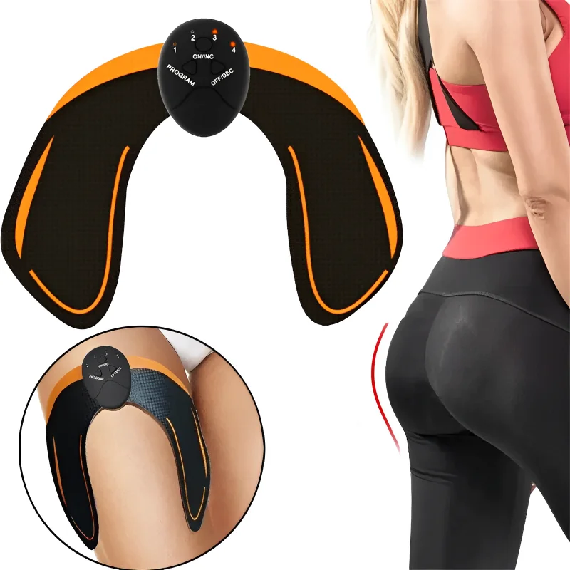 EMS Wireless Buttocks Hip Trainer Muscle Stimulator Abdominal Abs Fitness Body Slimming Massager For Men Women Training Device