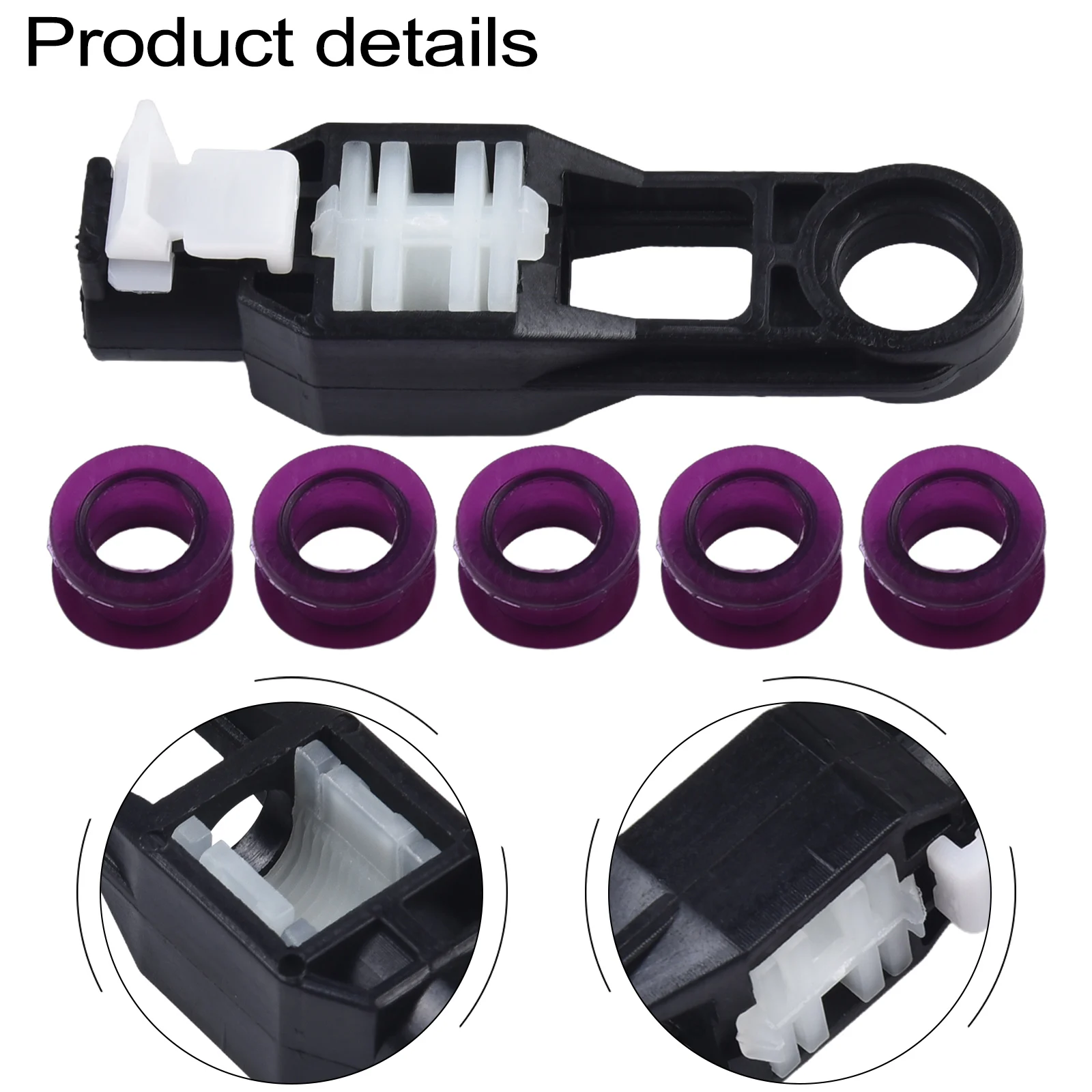 Shifter Cable Bushing With Rubber Rings Repair Kit For Suzuki Swift Gear Lever End Linkage Connector Grommet 14*13.5*8 Mm