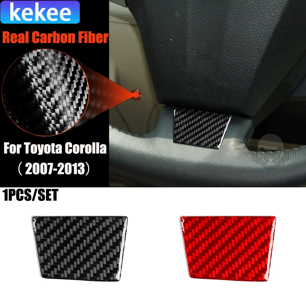 

Автомобильные аксессуары из углеродного волокна, колесо водителя, подбородок, модифицированная внутренняя отделка, мягкая наклейка для Toyota Corolla 2007 2008 2009-2013