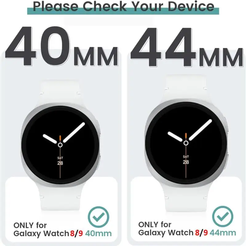 TPU-Schutzhülle für Samsung Galaxy Watch 9 40mm 44mm Displayschutz Uhrenhüllen für Galaxy Watch 8 44MM 40MM Schutzgehäuse – Detail 1