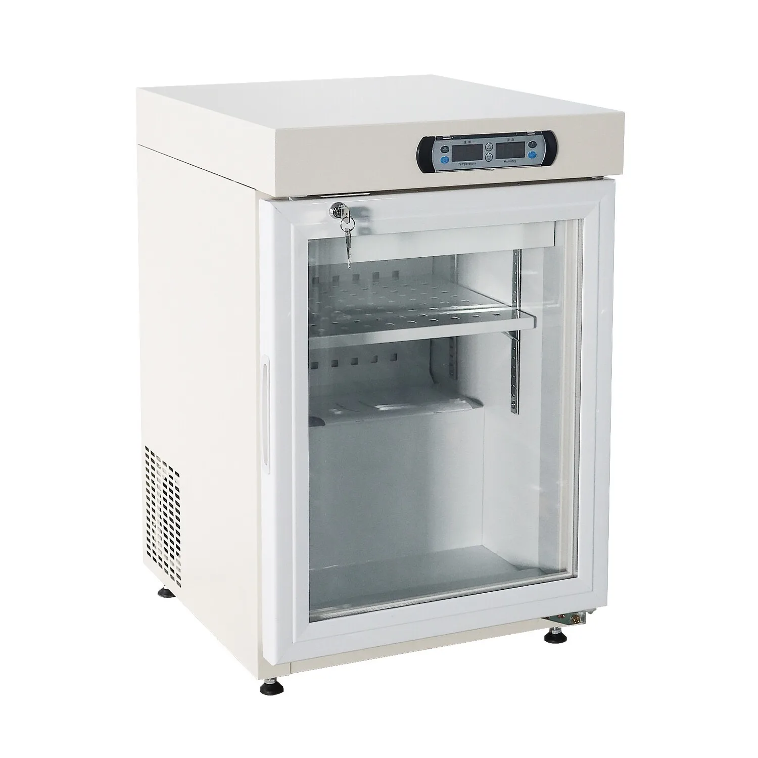 

2-8℃ Lab Refrigerator 50L/1.77Cu.Ft Medical Refrigerator LED Lighting Fridge