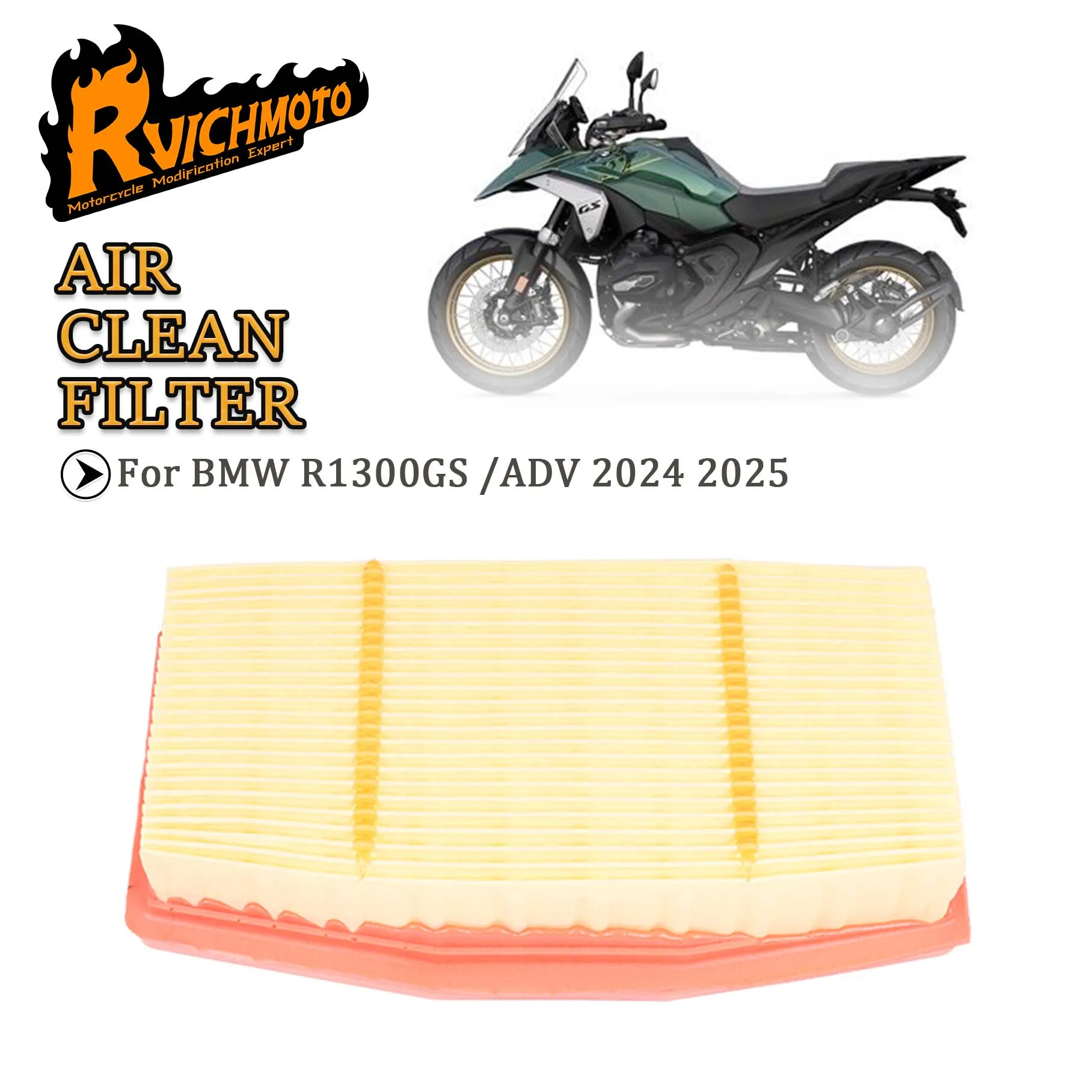GS 1300R Adventure Motorrad-Lufteinlassfilter für BMW R1300GS R 1300GS R1300 GS ADV GS1300R 2024 2025, Luftreinigungsreiniger