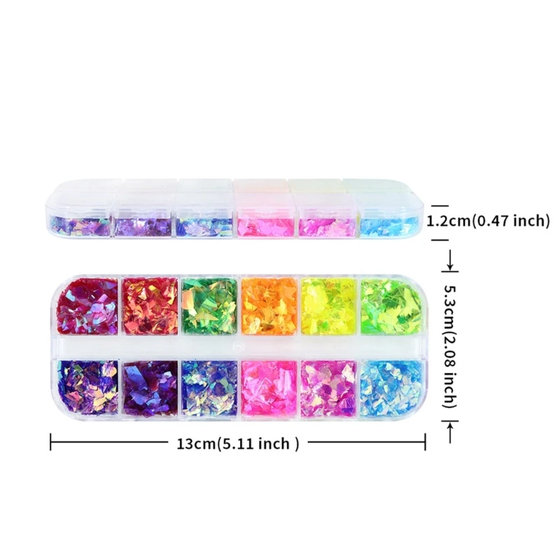 Рисунок 6 - Голографические блестки для дизайна ногтей